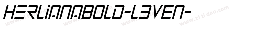 HerlianaBold-L3VEn字体转换 HerlianaBold-L3VEn字体转换