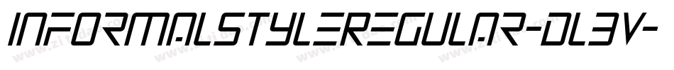InformalStyleRegular-dL3V字体转换