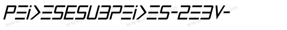 PeixesESubpeixes-2e3v字体转换