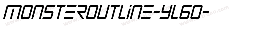 MonsterOutline-yL6q字体转换