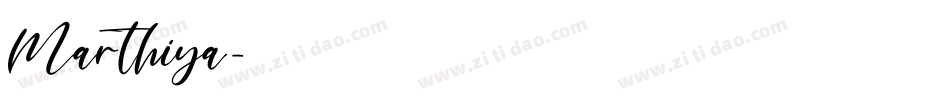 Marthiya字体转换