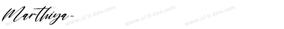 Marthiya字体转换