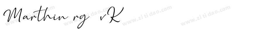 Marthin-rg2vK字体转换