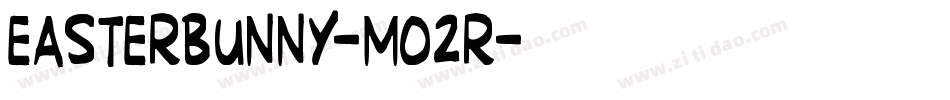 Easterbunny-MO2r字体转换