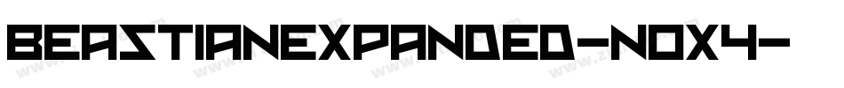 BeastianExpanded-n0X4字体转换