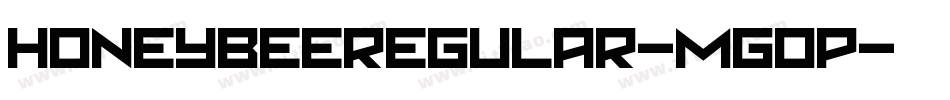 Honeybeeregular-MG0p字体转换