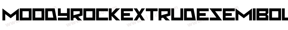 MoodyrockExtrudeSemibold-zL0X字体转换