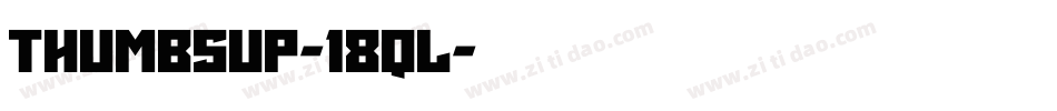 ThumbsUp-18qL字体转换