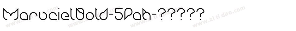MarucielBold-6PaA字体转换