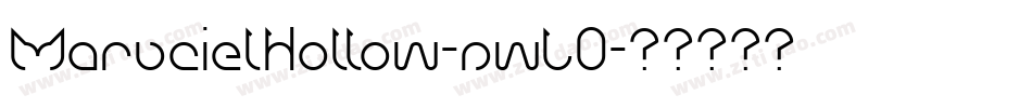 MarucielHollow-nwL0字体转换