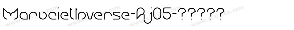 MarucielInverse-Rj06字体转换