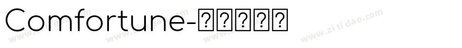 Comfortune字体转换
