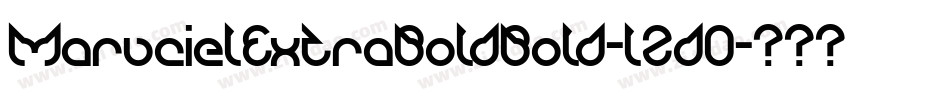 MarucielExtraBoldBold-l2d0字体转换