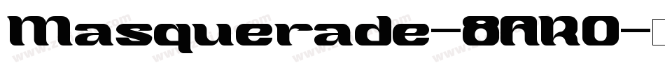 Masquerade-8AR0字体转换