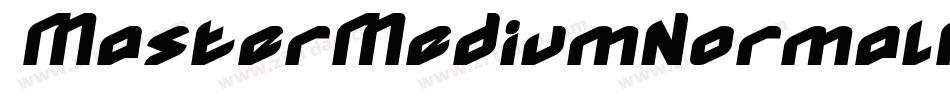MasterMediumNormalItalic-7LjB字体转换