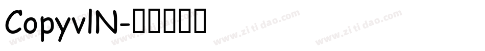 CopyvlN字体转换