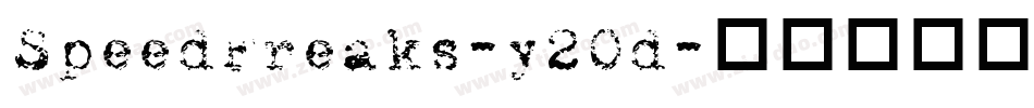 SpeedFreaks-y2Od字体转换