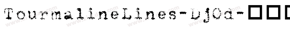 TourmalineLines-DjOd字体转换
