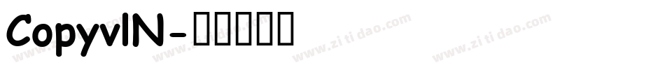 CopyvlN字体转换