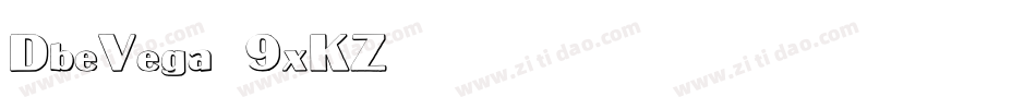 DbeVega-9xKZ字体转换