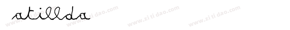 Matillda字体转换