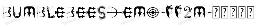 BumblebeesDemo-PP2m字体转换
