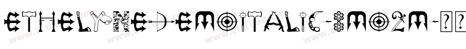 EthelyneDemoItalic-8MO2M字体转换