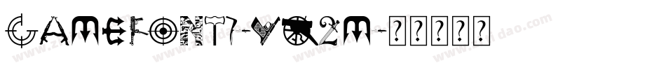 GameFont7-vq2M字体转换