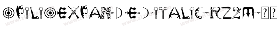 OpilioExpandedItalic-RZ2M字体转换 OpilioExpandedItalic-RZ2M字体转换