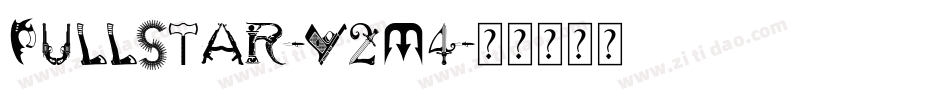 Pullstar-v2m4字体转换