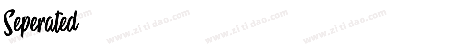 Seperated字体转换