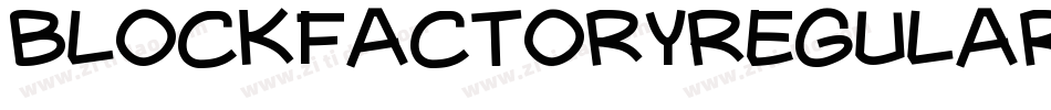 BlockFactoryRegular-G7qy字体转换