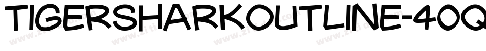 TigersharkOutline-40qY字体转换