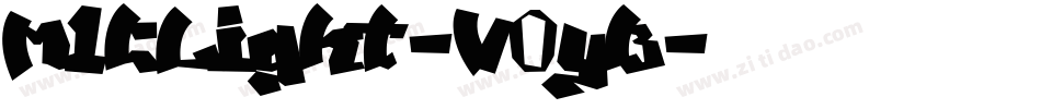M1CLight-V0yB字体转换