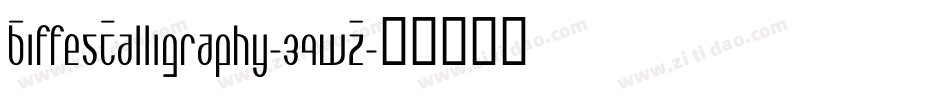 BiffesCalligraphy-39wZ字体转换
