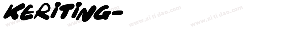 Keriting字体转换