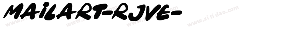 Mailart-RJVE字体转换