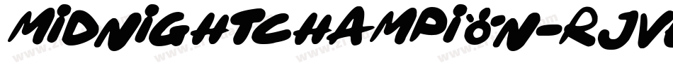 MidnightChampion-RjVE字体转换