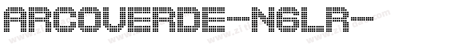Arcoverde-n6LR字体转换