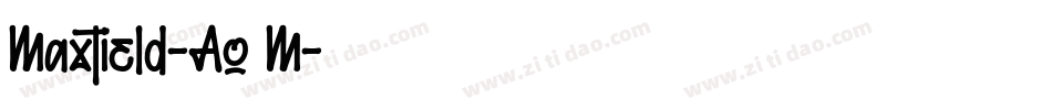 Maxtield-Ao6M字体转换