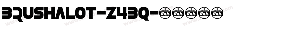 Brushalot-Z4Bq字体转换