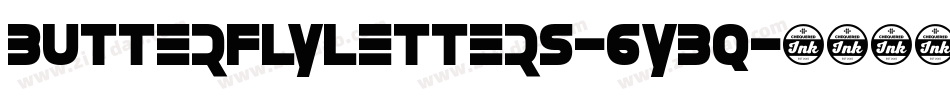 ButterflyLetters-6YBq字体转换