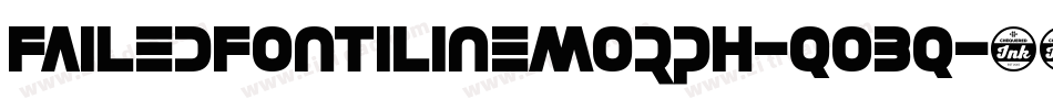 Failedfont1Linemorph-qoBq字体转换