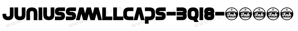 Juniussmallcaps-Bq18字体转换