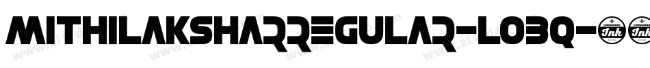 MithilaksharRegular-loBq字体转换