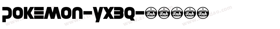 Pokemon-yXBq字体转换