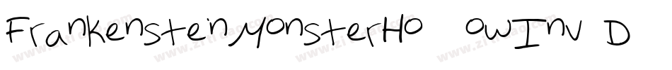 FrankensteinMonsterHollowInv-D4P0字体转换