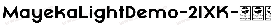 MayekaLightDemo-2lXK字体转换