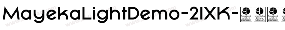 MayekaLightDemo-2lXK字体转换