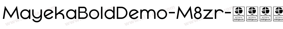 MayekaBoldDemo-M8zr字体转换